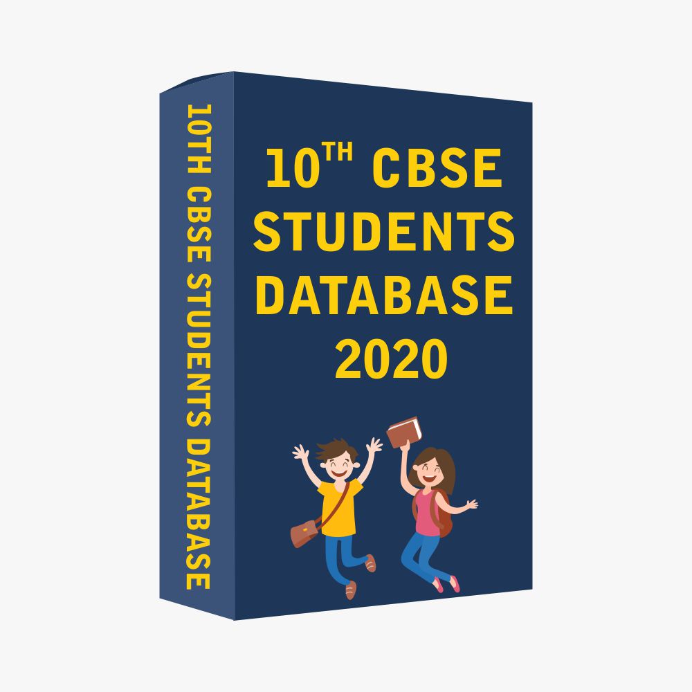 10TH CBSE 2019-2020 STUDENTS DATABASE (18,09,964)