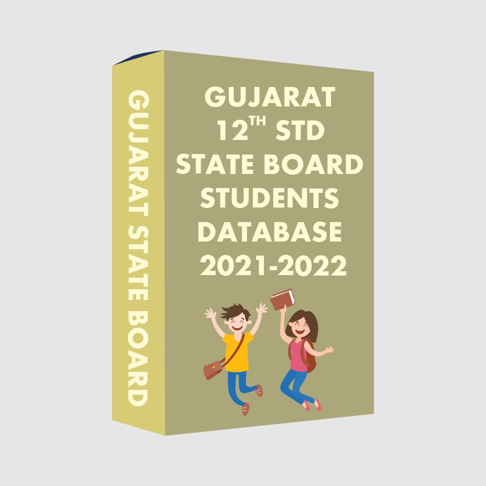 Gujarat 12th STD 2021-22 State Board Students Database