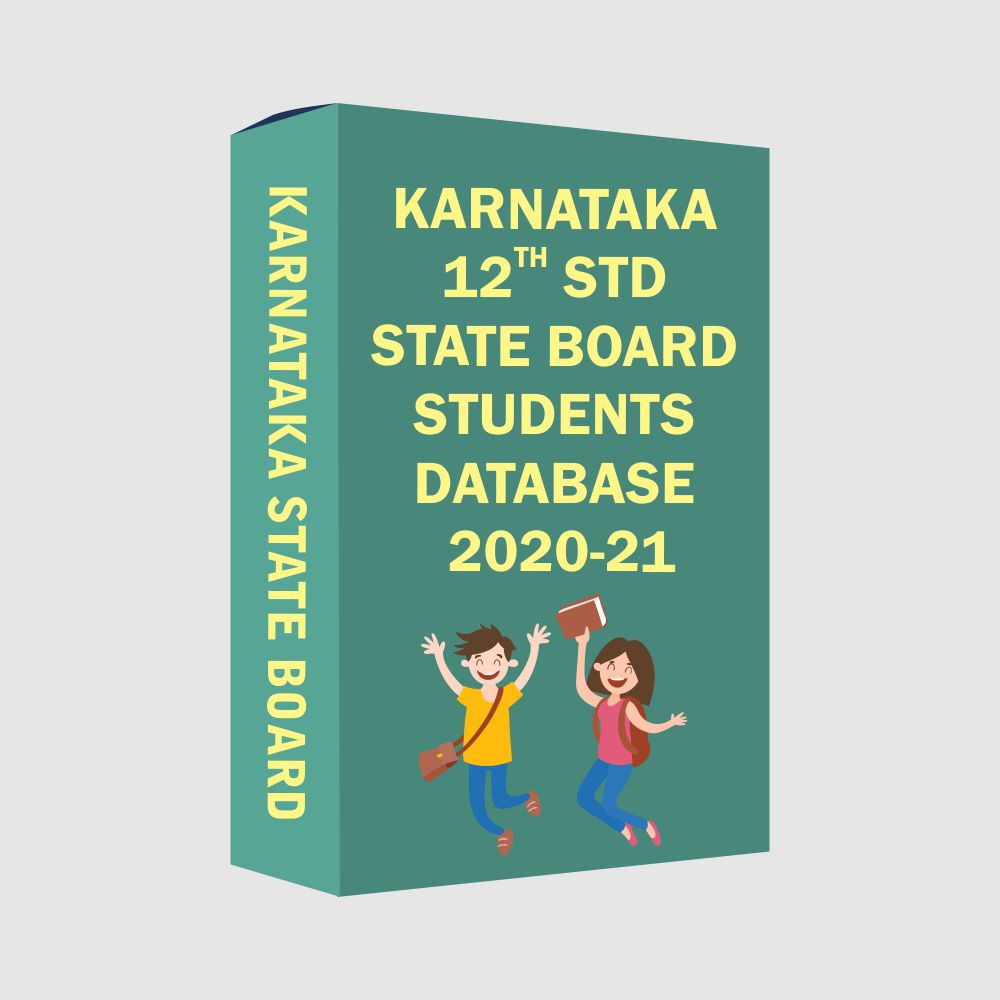 Karnataka 12th STD 2020-21 State Board Students Database