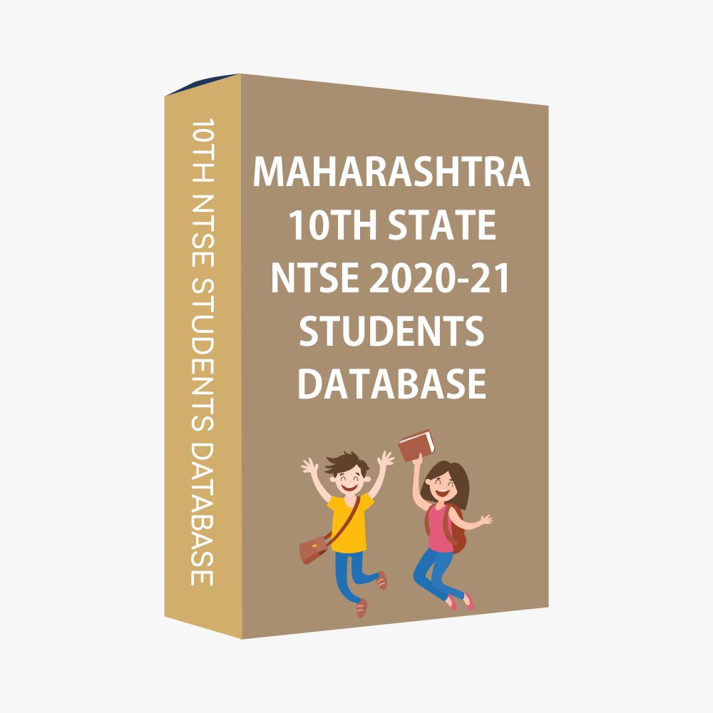 Maharashtra 10th STD NTSE 2020-21 Students Database