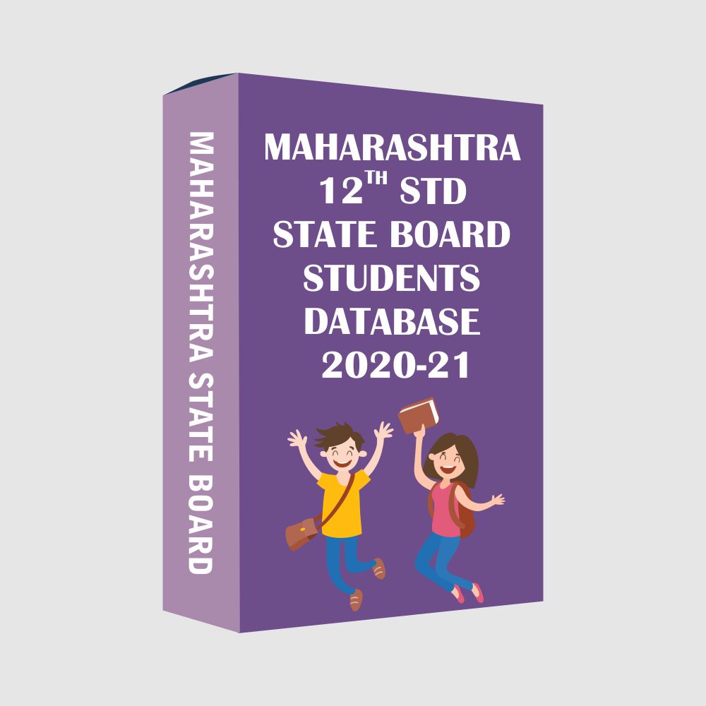 Maharashtra 12th Std State Board Database 2020 2021