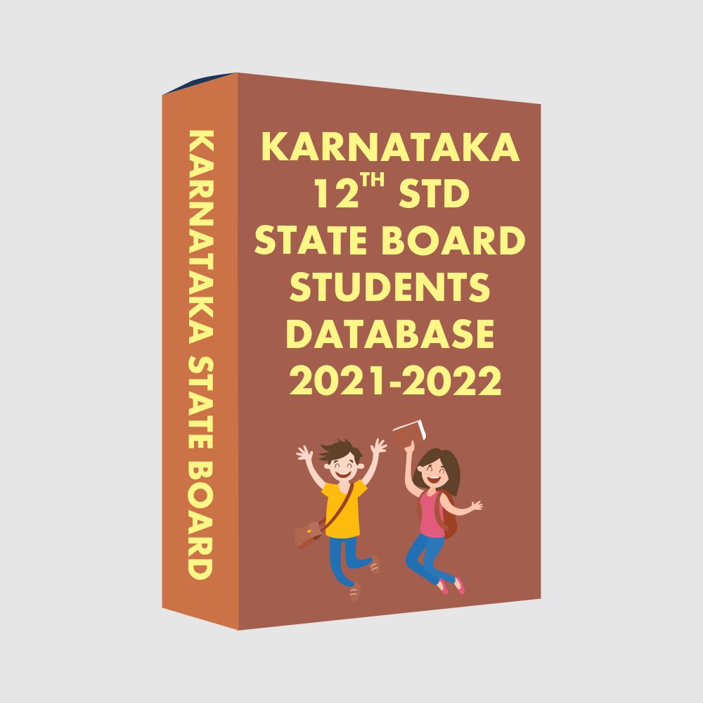 Karnataka 12th STD 2021-22 State Board Students Database