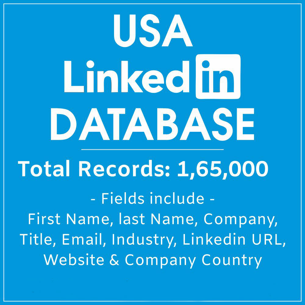 USA LinkedIn Database