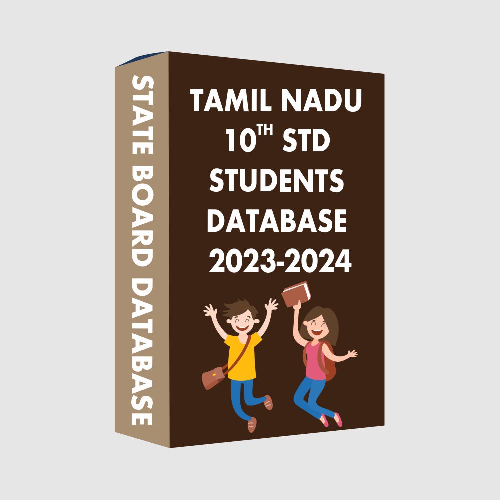 Tamil Nadu 10th Std 2023–2024 Batch Students Database