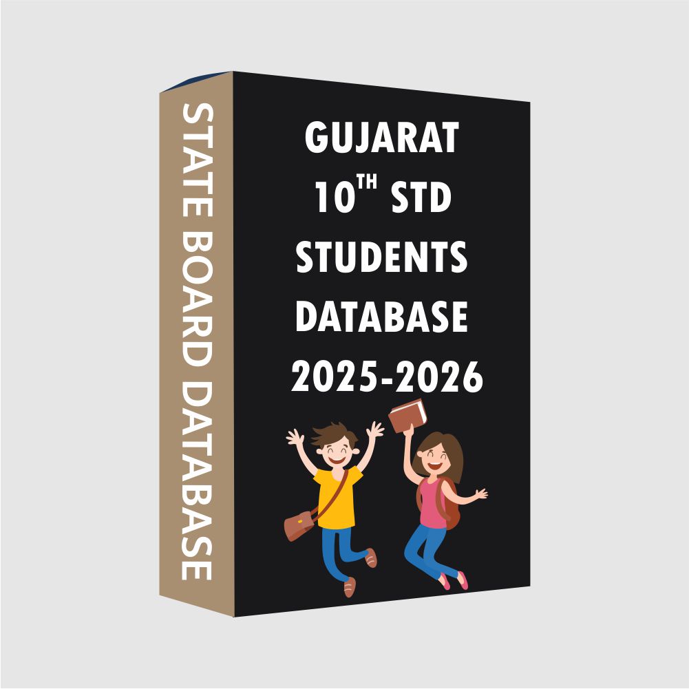 Gujarat 10th Std State Board 2025-2026 Students Database